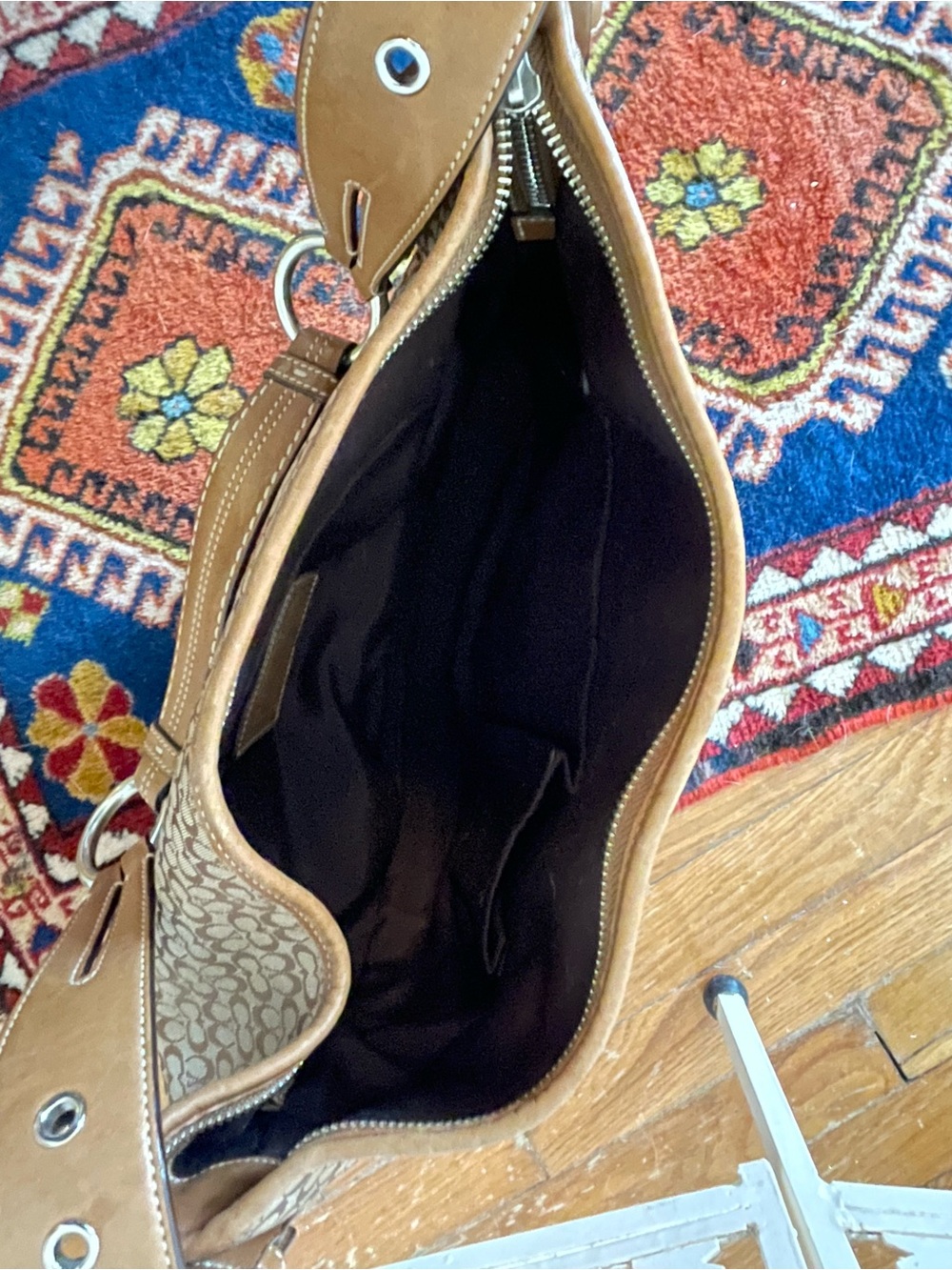 Vintage Coach Soho Signature Canvas Hobo Bag (Style No. 1461) - Picture 5 of 6